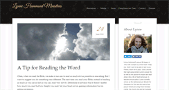 Desktop Screenshot of lynnehammond.org
